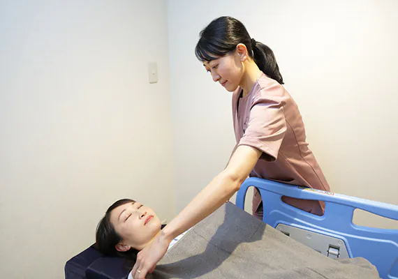 検査後はそのままお休みいただけます